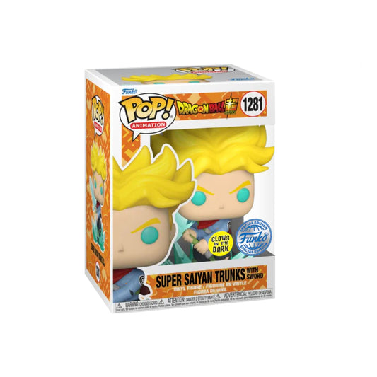 Funko POP Dragon Ball Super 1281 Super Saiyan Trunks with Sword GITD (SE)