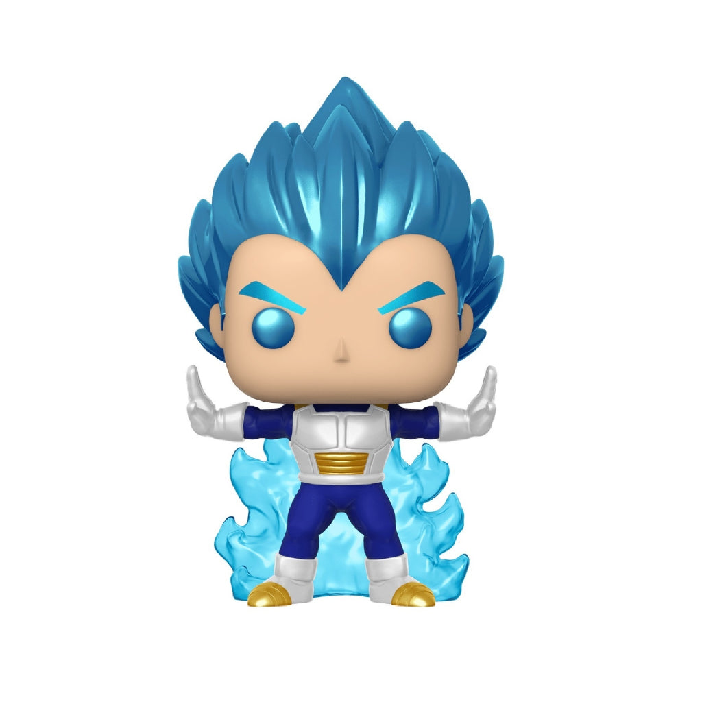 Funko POP Dragon Ball Super 713 Vegeta Powering Up Chase (Metallic) Chalice Exclusive