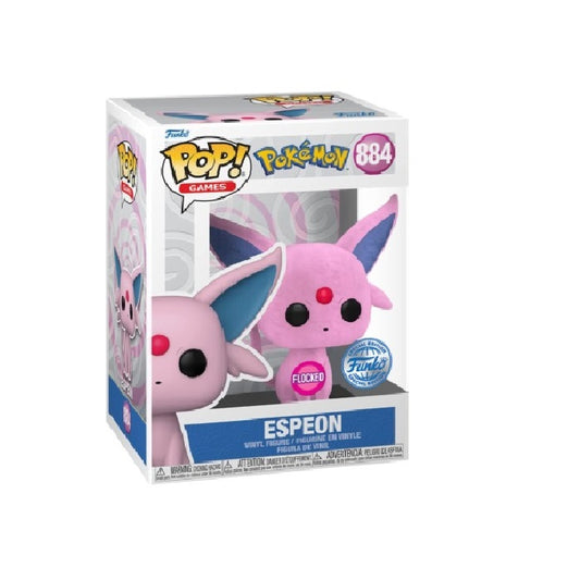 Funko POP Pokemon 884 Espeon Flocked (SE)