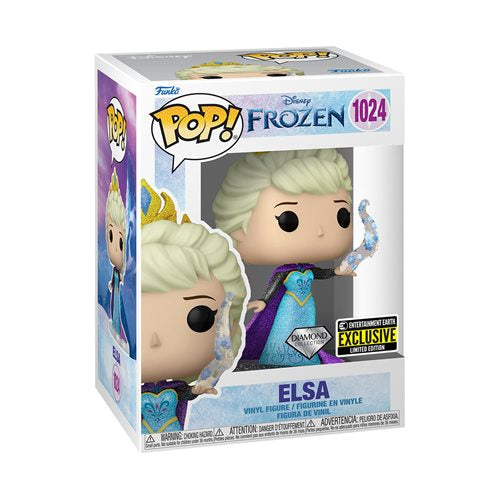 Funko POP Disney Frozen 1024 Elsa (Diamond Collection) Entertainment Earth Exclusive