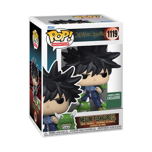 Funko POP Jujutsu Kaisen 1119 Megumi Fushiguro with Toads Barnes & Noble Exclusive