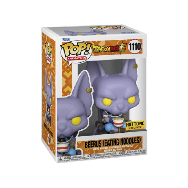 Funko POP Dragon Ball Super 1110 Beerus (Eating Noodles) Hot Topic Exclusive