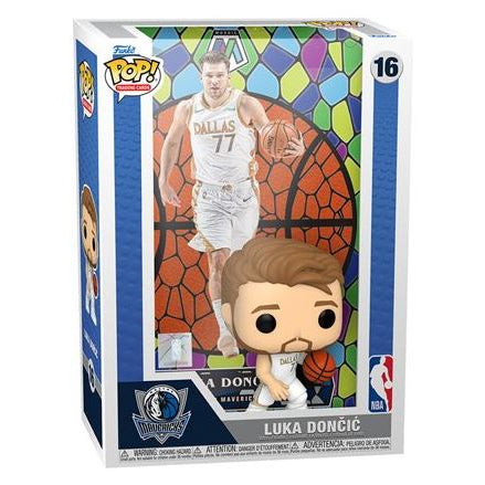 Funko POP NBA 16 Luka Doncic Trading Card Figure with Case Mosaic
