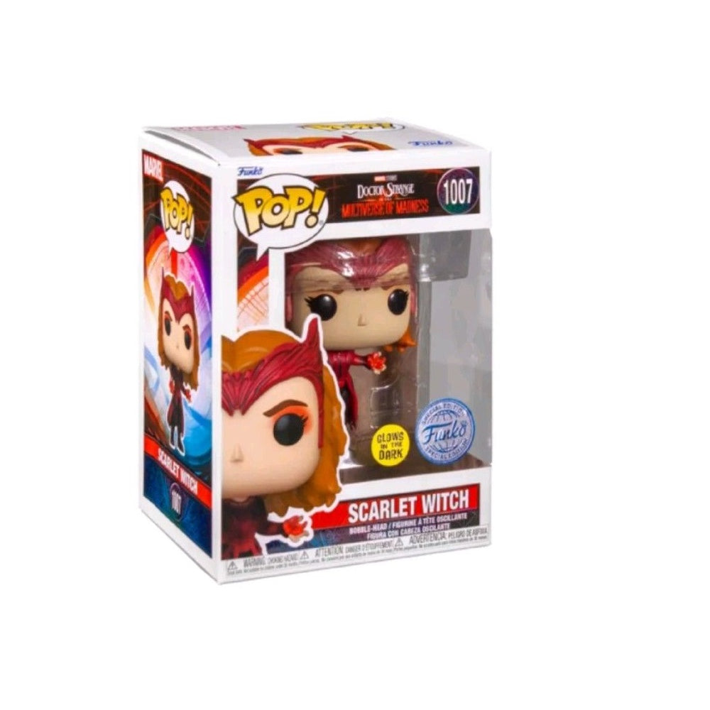 Funko POP Marvel Doctor Strange Multiverse Madness 1007 Scarlet Witch GITD (SE)