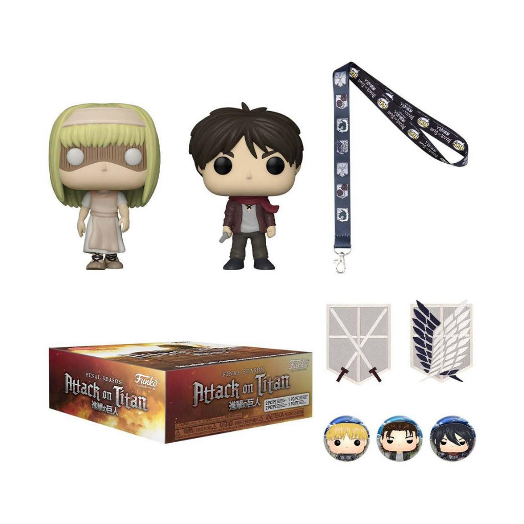 Funko POP Attack on Titan Final Season Collector Box Gamestop Exclusive