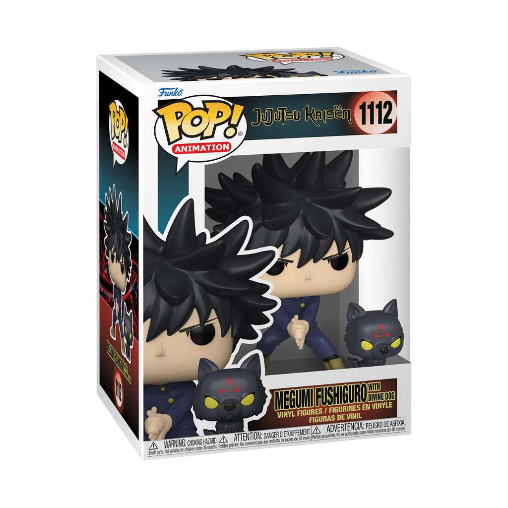 Funko POP Jujutsu Kaisen 1112 Megumi Fushiguro with Divine Dog
