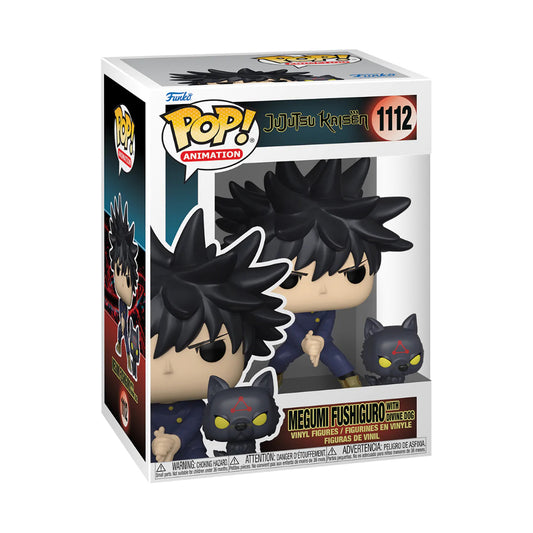 Funko POP Jujutsu Kaisen 1112 Megumi Fushiguro with Divine Dog