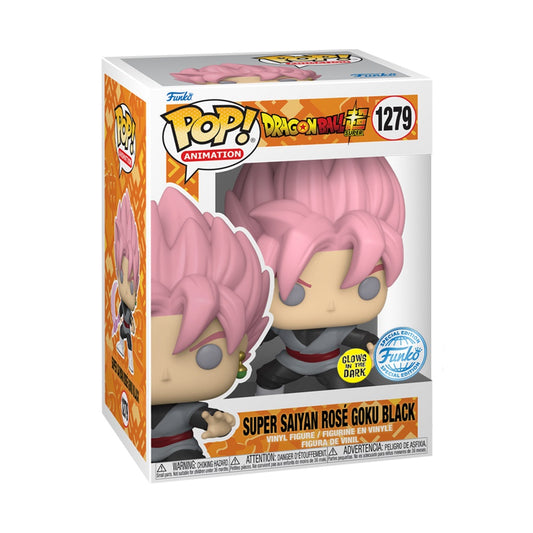 Funko POP Dragon Ball Super 1279 Super Saiyan Rosé Goku Black GITD (SE)