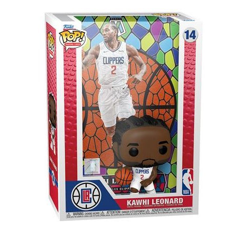 Funko POP NBA 14 Kawhi Leonard Trading Card Figure with Case Mosaic