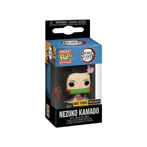 Funko POP Demon Slayer Nezuko Kamado Pop! Key Chain Hot Topic Exclusive