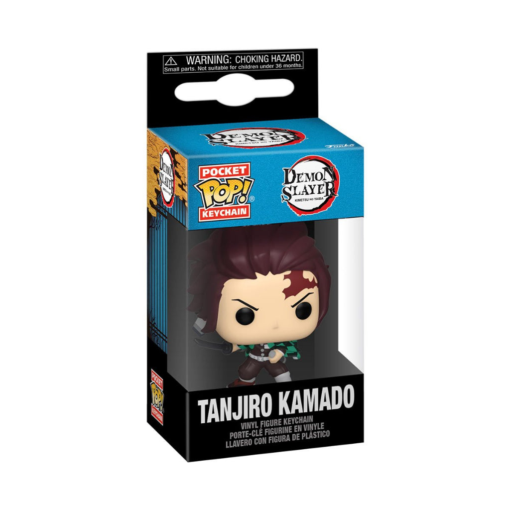 Funko POP Demon Slayer: Kimetsu No Yaiba Tanjiro Kamado Pocket Pop! Key Chain