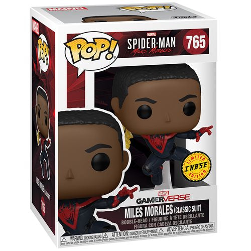 Funko POP Marvel Spider-Man Miles Morales 765 Miles Morales (Classic Suit) Chase