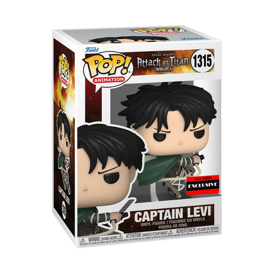 Funko POP Attack on Titan 1315 Captain Levi AAA Anime Exclusive
