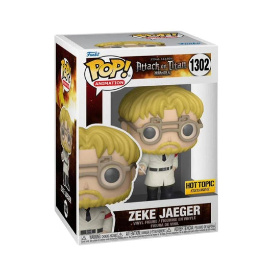 Funko POP Attack on Titan 1302 Zeke Yeager Hot Topic Exclusive