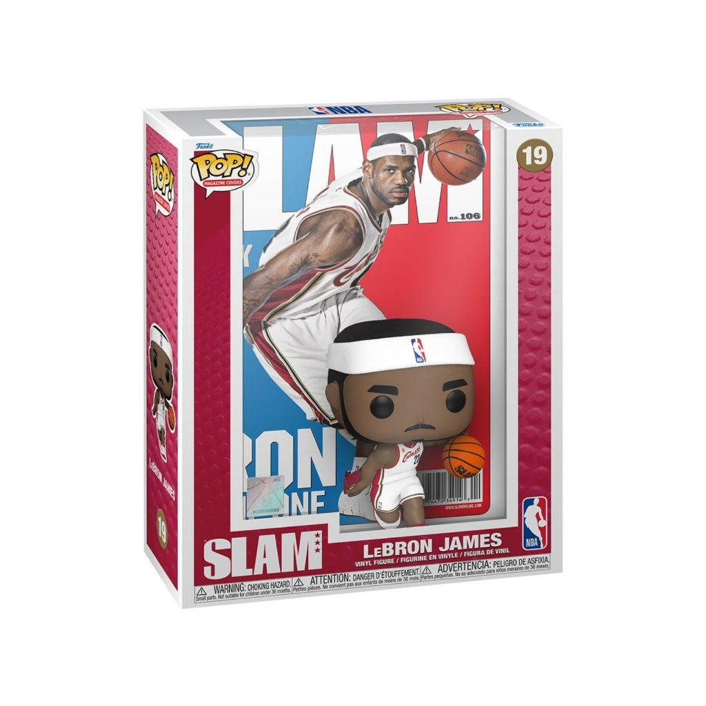 Funko POP NBA SLAM 19 LeBron James Funko Pop! Cover Figure with Case