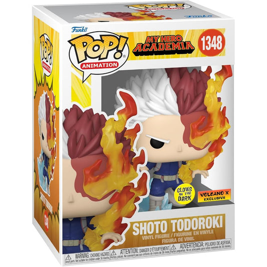 Funko POP My Hero Academia 1348 Shoto Todoroki Volcano X Exclusive (GITD)