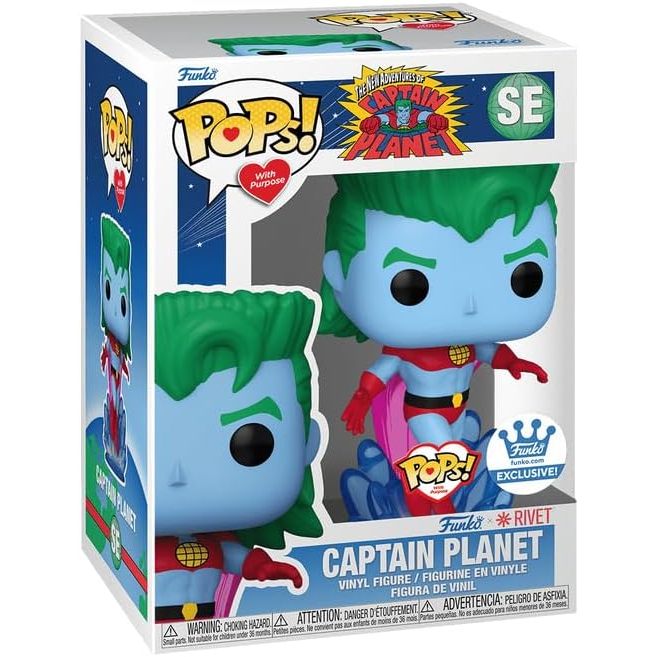 Funko POP Captain Planet SE Captain Planet Funko Shop Exclusive