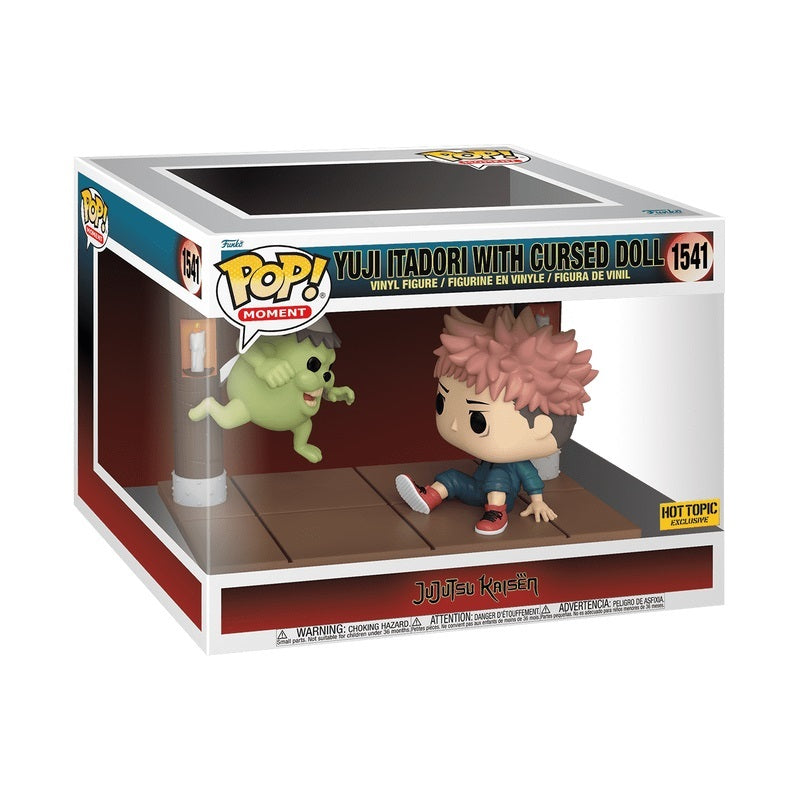 Funko POP Jujutsu Kaisen 1541 Yuji Itadori with Cursed Doll Hot Topic Exclusive