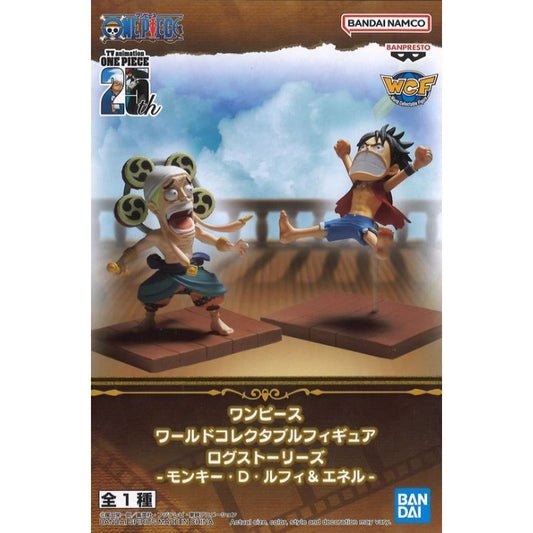 Banpresto One Piece World Collectable Figure Log Stories -Monkey.D.Luffy & Enel-