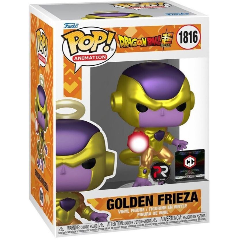 Funko POP Dragon Ball Super 1816 Golden Frieza Chalice Exclusive (PR)