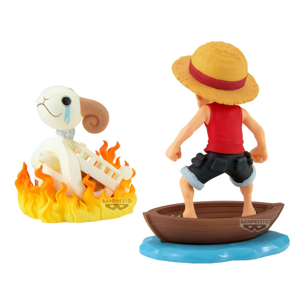 Banpresto One Piece World Collectable Figure Log Stories-Monkey.D.Luffy & Going Merry-