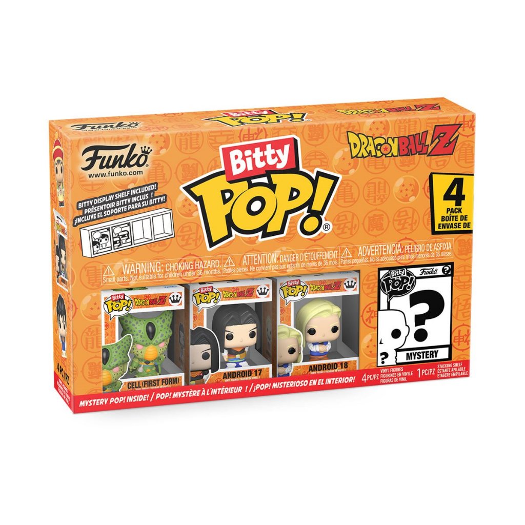 Funko Dragon Ball Z Cell (First Form) Bitty Pop! 4-Pack Specialty Series