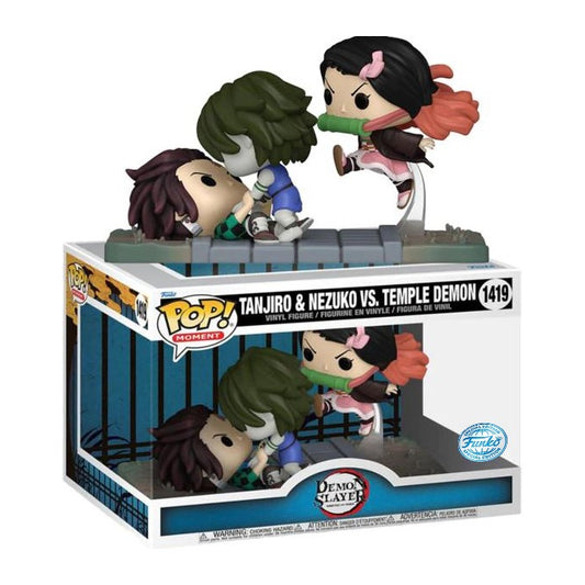Funko POP Demon Slayer: Kimetsu No Yaiba 1419 Tanjiro & Nezuko vs. Temple Demon Anime Moments (SE)	