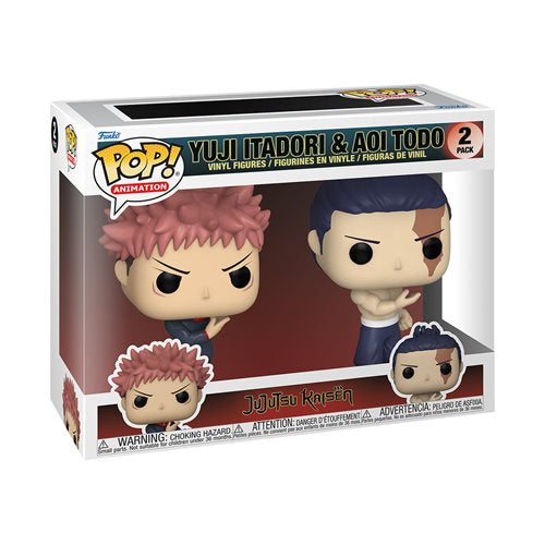 Funko POP Jujutsu Kaisen Yuji Itadori and Aoi Todo 2 Pack