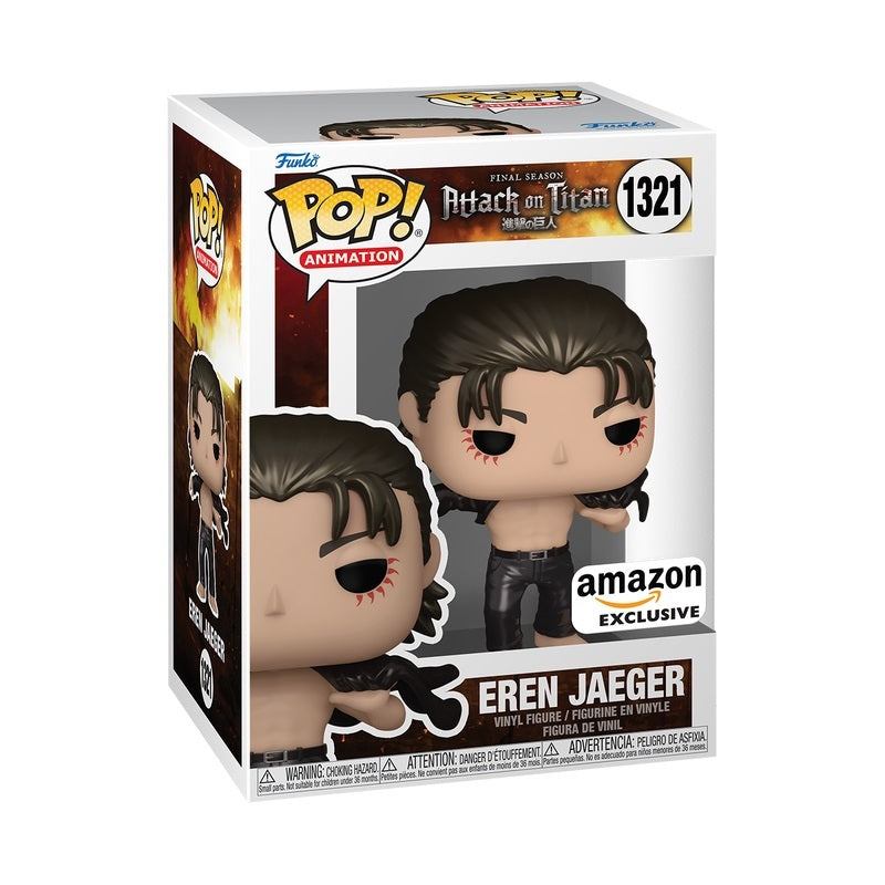 Funko POP Attack on Titan 1321 Eren Yeager Amazon Exclusive