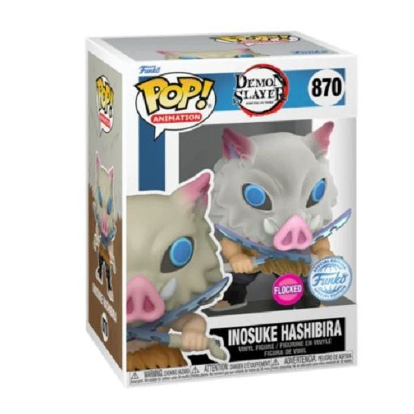 Funko POP Demon Slayer: Kimetsu No Yaiba 870 Inosuke (Flocked) (SE)