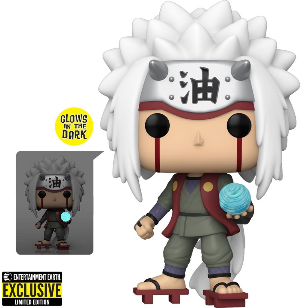 Funko POP Naruto Shippuden 1481 Jiraiya (GITD) Entertainment Earth Exclusive