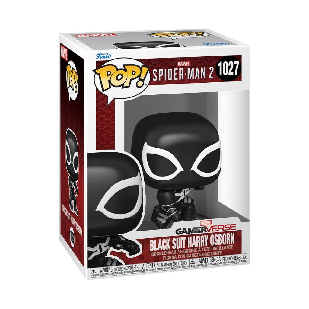Funko POP Marvel Spider-Man 2 1027 Black Suit Harry Osborn