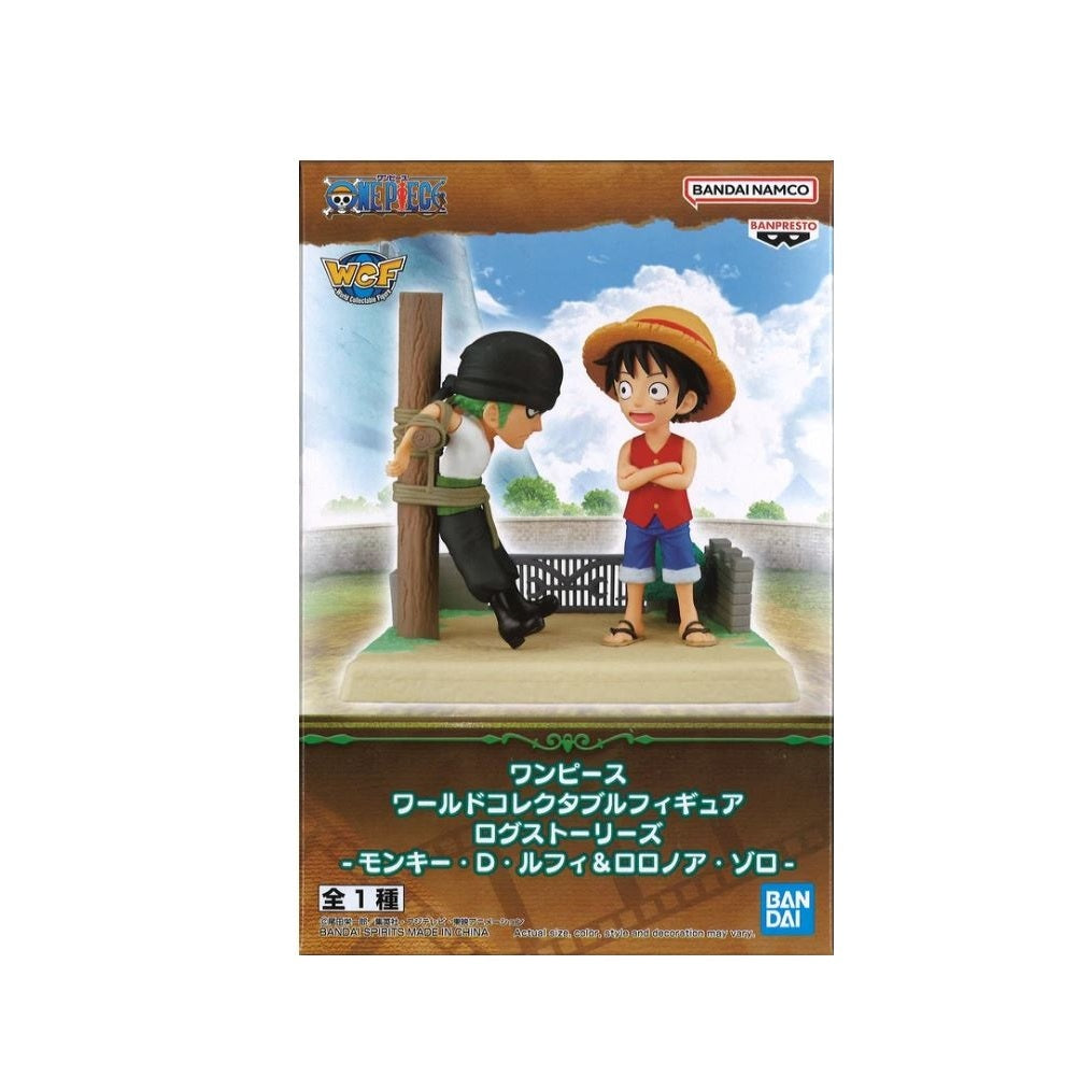 Banpresto One Piece World Collectable Figure Log Stories -Monkey.D.Luffy&Roronoa Zoro-