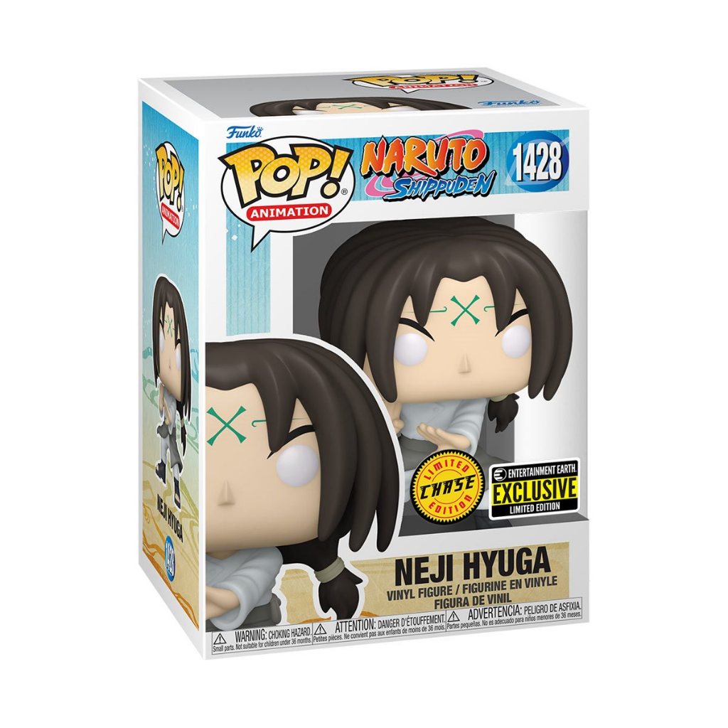 Funko POP Naruto Shippuden 1428 Neji Hyuga Entertainment Earth Exclusive Chase
