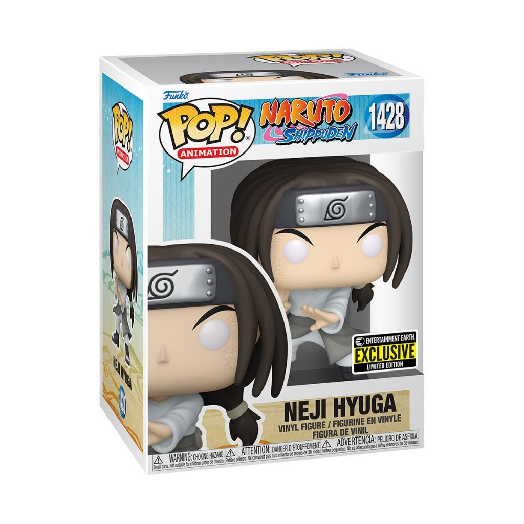 Funko POP Naruto Shippuden 1428 Neji Hyuga Entertainment Earth Exclusive
