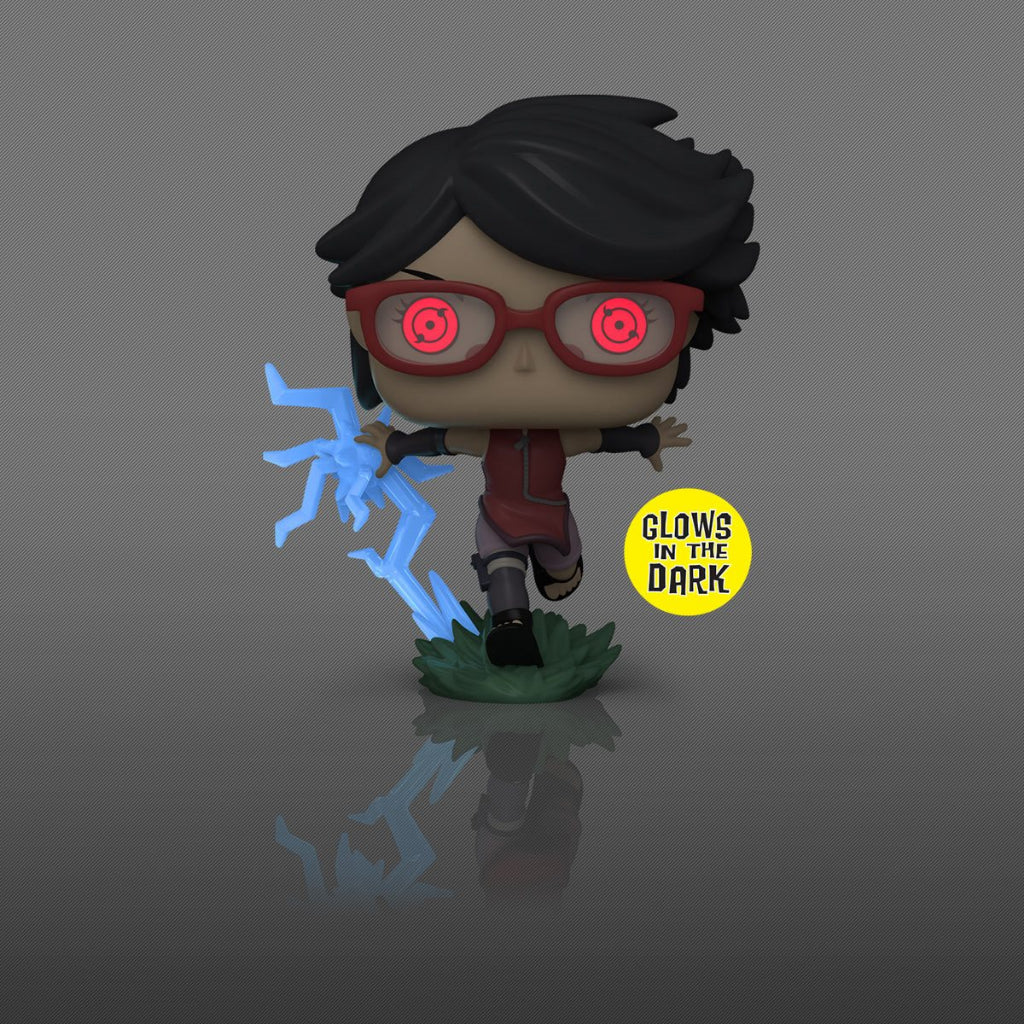 Funko POP Boruto 1358 Sarada with Sharingan (GITD) Entertainment Earth Exclusive