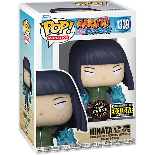 Funko POP Naruto Shippuden 1339 Hinata with Twin Lion Fists Entertainment Earth Exclusive Chase