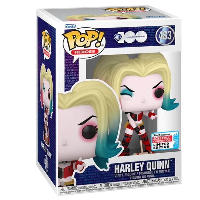 Funko POP DC 483 Harley Quinn 2023 Fall Convention Exclusive