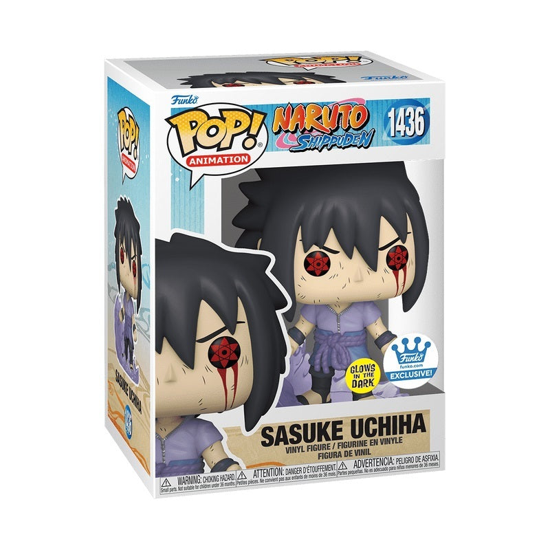 Funko POP Naruto Shippuden 1436 Sasuke Uchiha (GITD) Funko Shop Exclusive