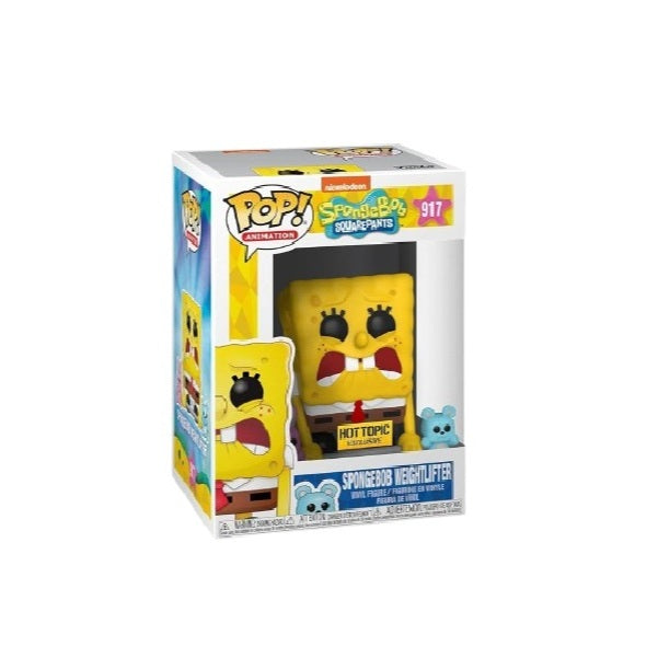 Funko POP SpongeBob Sqaurepants 917 SpongeBob Weightlifter Hot Topic Exclusive