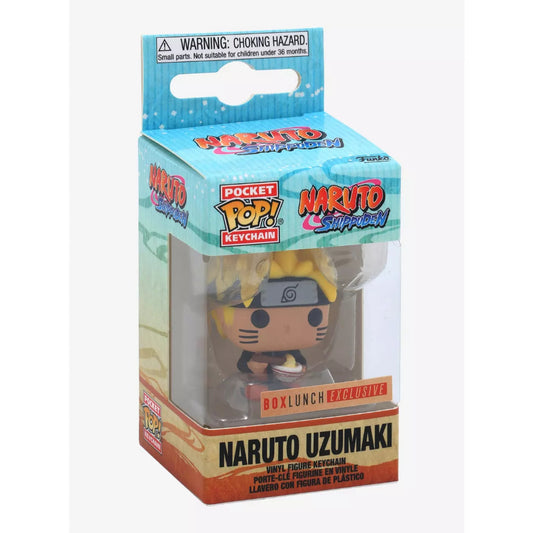Funko POP Naruto Shippuden Naruto Uzumaki Funko Pocket Pop! Key Chain BoxLunch Exclusive
