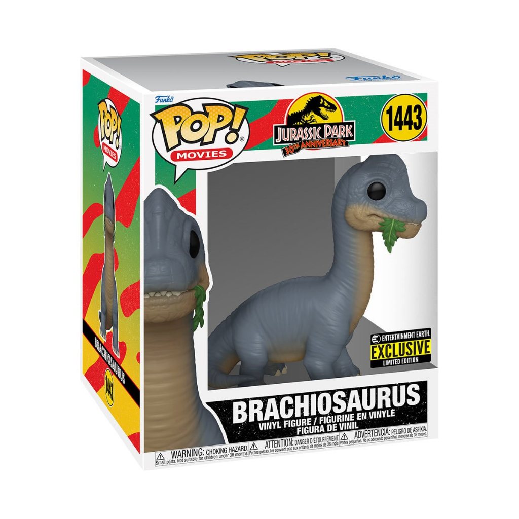 Funko POP Jurassic Park 1443 Brachiosaurus 6-Inch Entertainment Earth Exclusive