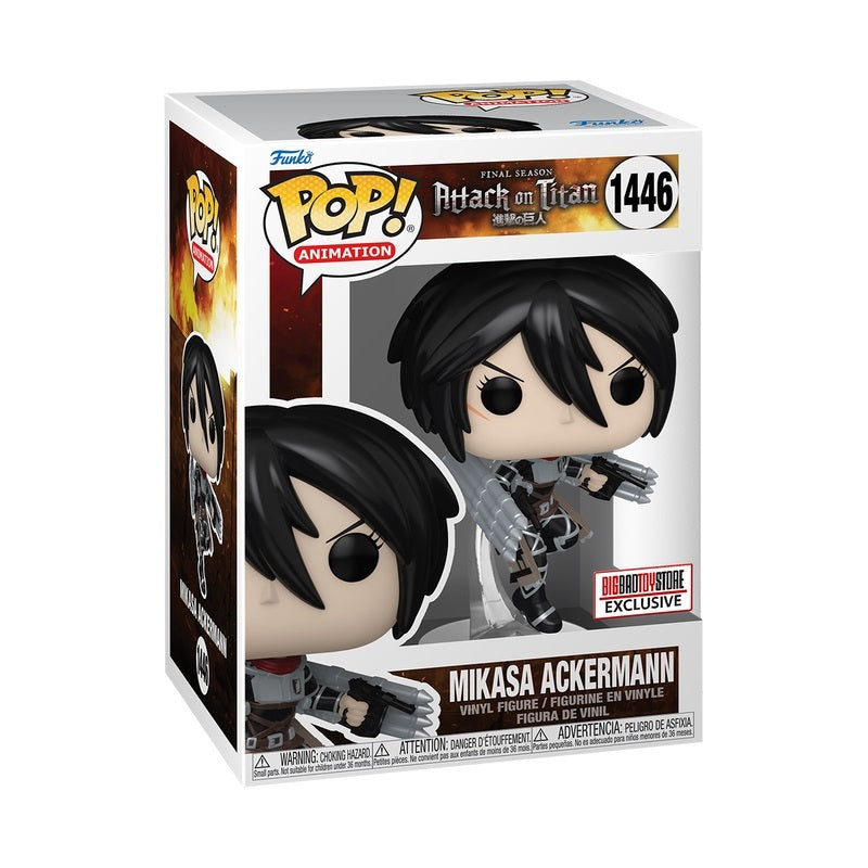 Funko POP Attack on Titan 1446 Mikasa Ackermann BBTS Exclusive