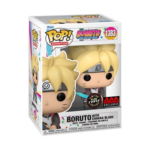Funko POP Boruto 1383 Boruto with Chakra Blade (GITD) AAA Anime Exclusive Chase