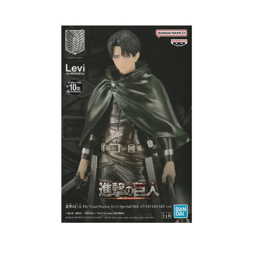 Banpresto Attack On Titan The Final Season-Levi-Special 10Th Anniversary Ver.