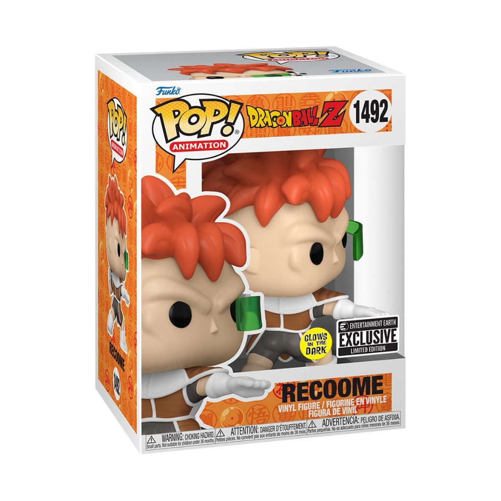 Funko POP Dragon Ball Z 1492 Recoome (GITD) Entertainment Earth Exclusive