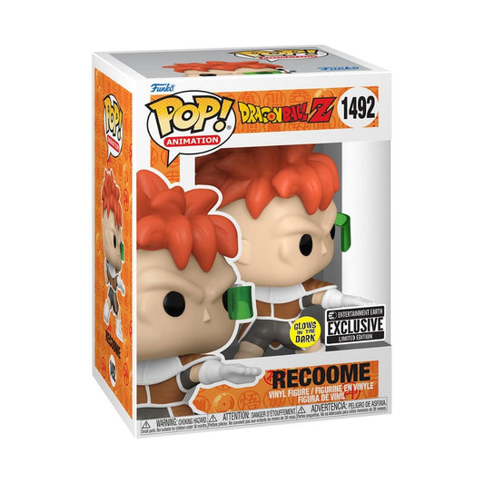 Funko POP Dragon Ball Z 1492 Recoome (GITD) Entertainment Earth Exclusive