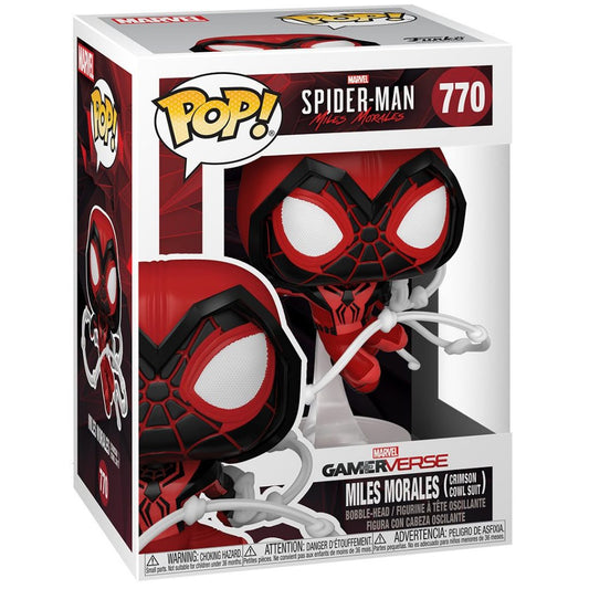Funko POP Marvel Spider-Man Miles Morales 770 Miles Morales (Crimson Cowl Suit)