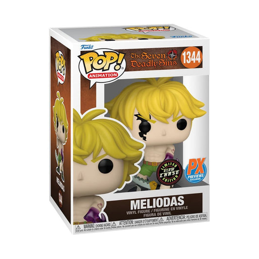 Funko POP The Seven Deadly Sins 1344 Meliodas PX Exclusive Chase