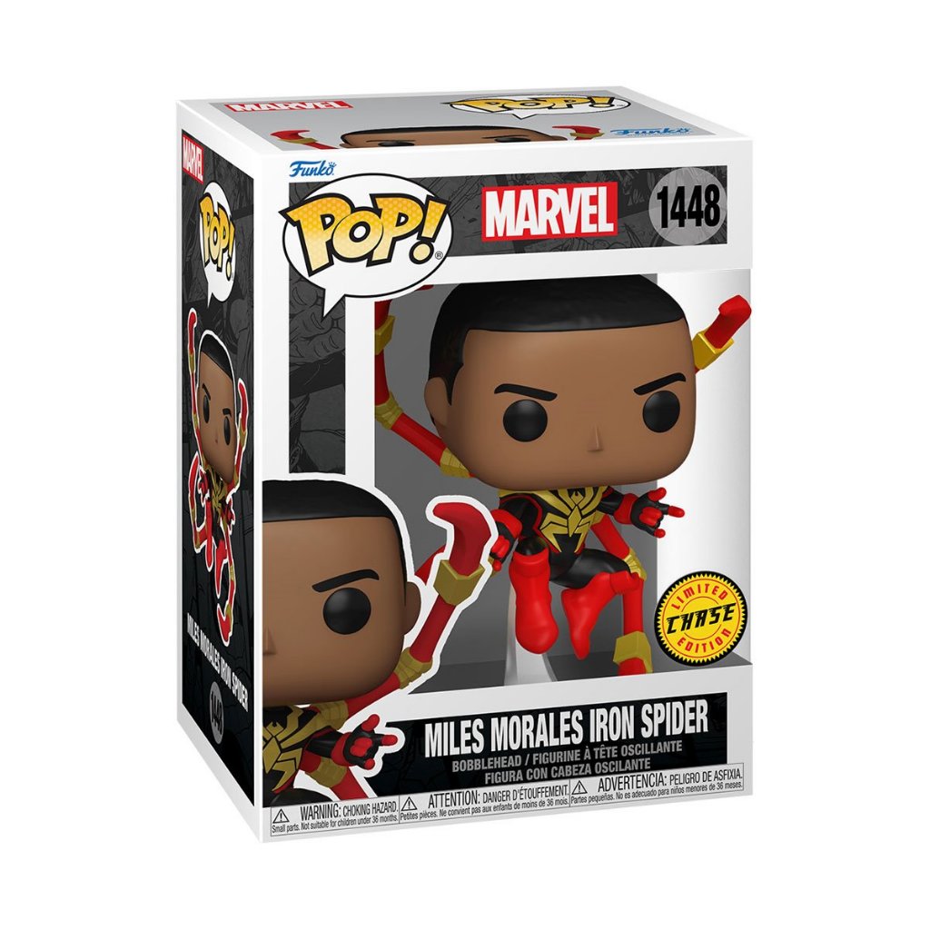Funko POP Marvel 1448 Miles Morales Iron Spider Chase